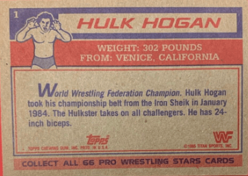 Collect all 66 pro Wrestling Stars Cards