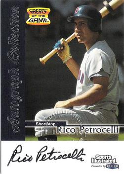 Rico Petrocelli 2004 Upper Deck Legends Autographed Card #17