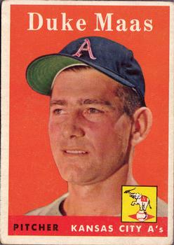 1958 Topps Whitey Herzog