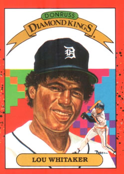 1989 Upper Deck Lou Whitaker Baseball Card #451 Mint FREE SHIPPING