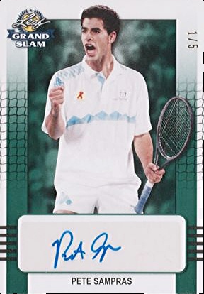 Pete Sampras Tennis fashion NetPro HOF card