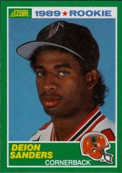 Sold at Auction: 1990 Topps Deion Sanders Super Rookie Card #469