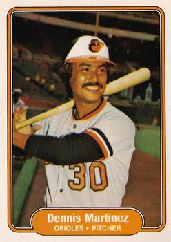 1989 Topps Denny Martinez Montreal Expos Baseball Card GMMGA