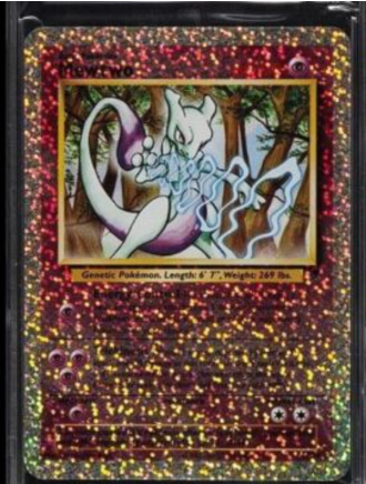 2002 Pokémon Legendary Collection Box Topper Mewtwo #S4