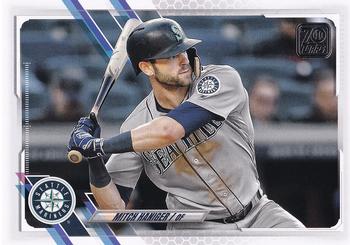 Mitch Haniger 2022 Topps Series 1 #80 Gold Parallel 1606/2022 Seattle  Mariners