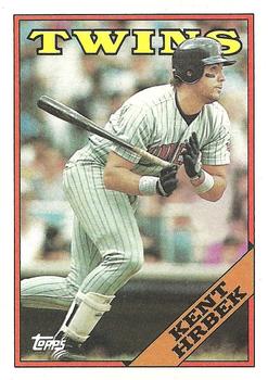 1989 Topps Baseball Card Kent Hrbek Minnesota Twins #265