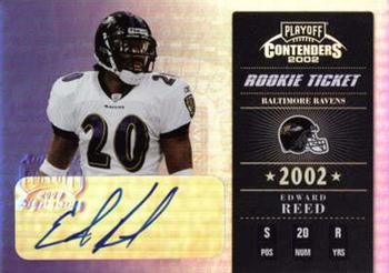 Ed Reed 2002 UD SP Legendary Cuts Signed Rookie Card #169 Auto PSA 10  49/1100