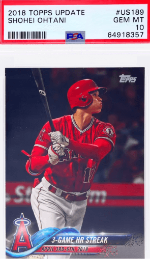 Mike Trout 2018 Topps Chrome Batting #100 Baseball Card Graded PSA 10 GEM  MINT