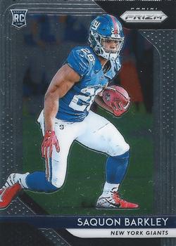 2018 Panini Prizm Premier Jerseys Pink Prizm Saquon Barkley #PP-2 Rookie