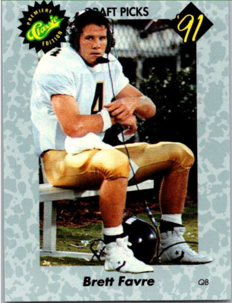 1991 Classic Brett Favre #30 - The Worst Brett Favre Rookie Card