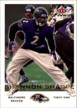 Shannon Sharpe 1999 SP Authentic Player's Ink Green #SSA