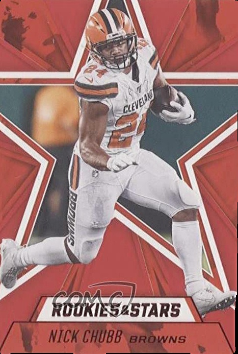 2014 Leaf Nick Chubb Rookie Card – Georgia Bulldogs – Army All-American – #1 Printed