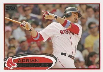 Adrian Gonzalez Signed Auto'd 2001 Bowman Gold Card #343 Marlins Dodgers  Padres