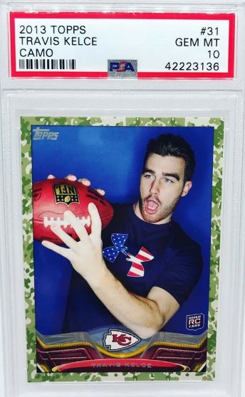 2013 Topps Travis Kelce #31 (CAMO) Rookie Card