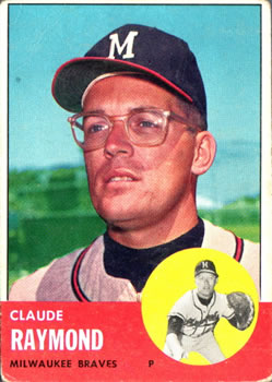 Claude Raymond Signed 1969 Topps Baseball Card - Atlanta Braves – PastPros