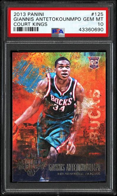 2013 Court Kings Giannis Antetokounmpo Rookie Card #125
