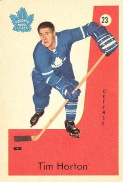 tim hortons rare hockey cards Tim Horton post cereal rare box back hockey card 1966-67 main image 0