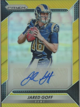 Jared Goff 2019 Panini Certified Superb Jersey Number RAMS 16/299