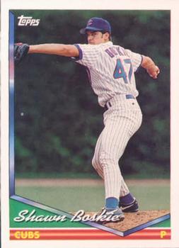 1990 Topps Traded Shawn Boskie RC Chicago Cubs Baseball Card VFBMD