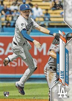 Gavin Lux 2020 Topps Update Rookie RC #U-234 Los Angeles Dodgers