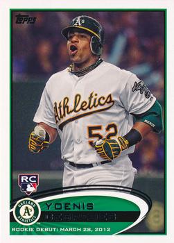 Yoenis Cespedes Unsigned 2012 Topps Chrome Rookie Card