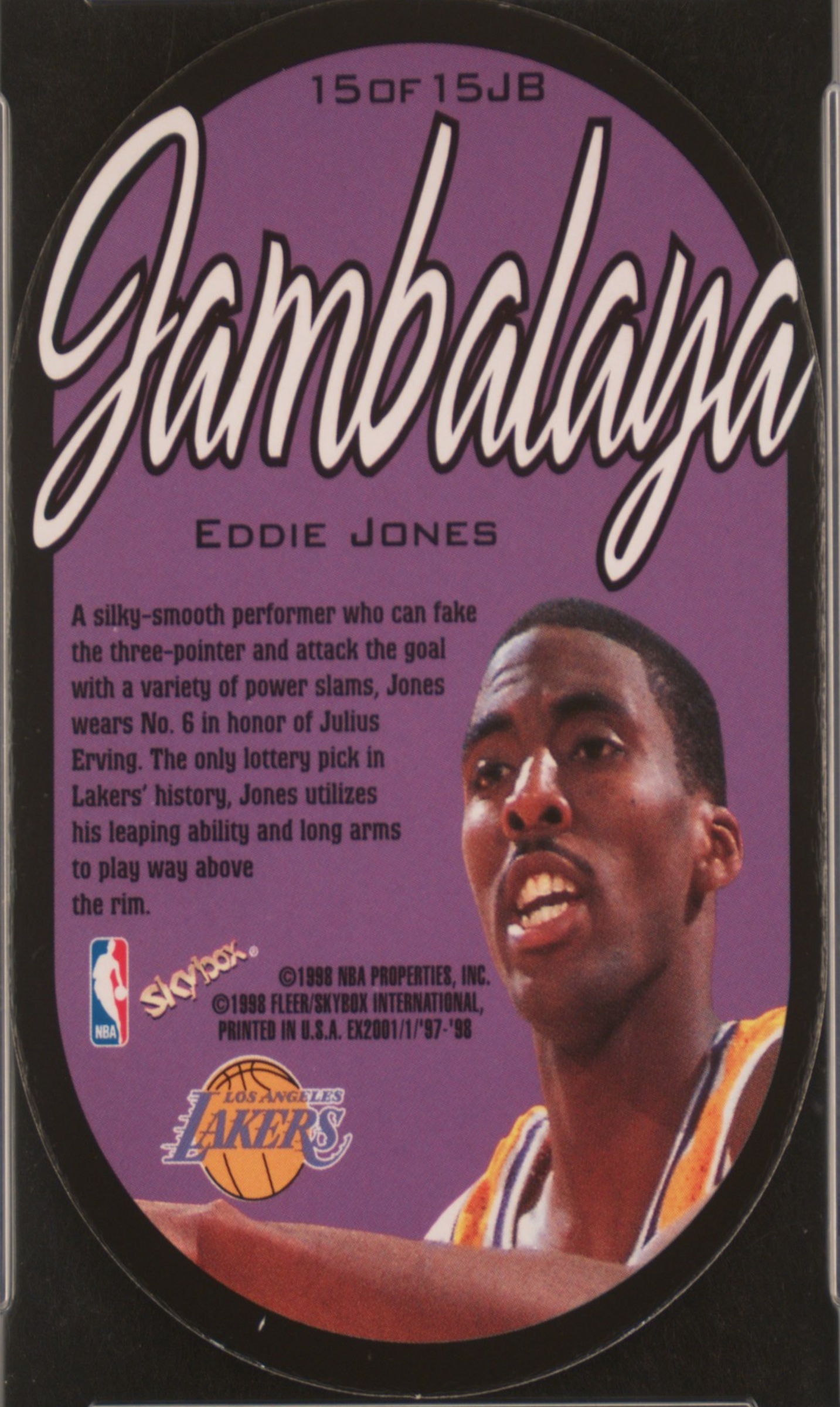 Eddie Jones Cards: Values, Rookies | Collectibles.com
