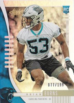 2022 Panini Prizm Red White & Blue- Brian Burns #44- Carolina Panthers