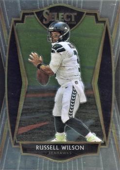 Russell Wilson 2020 Panini Select Silver Football Card #103 Graded CSG 9.5