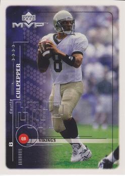 Daunte Culpepper 2002 Fleer Genuine Article Jersey Swatch 169/500