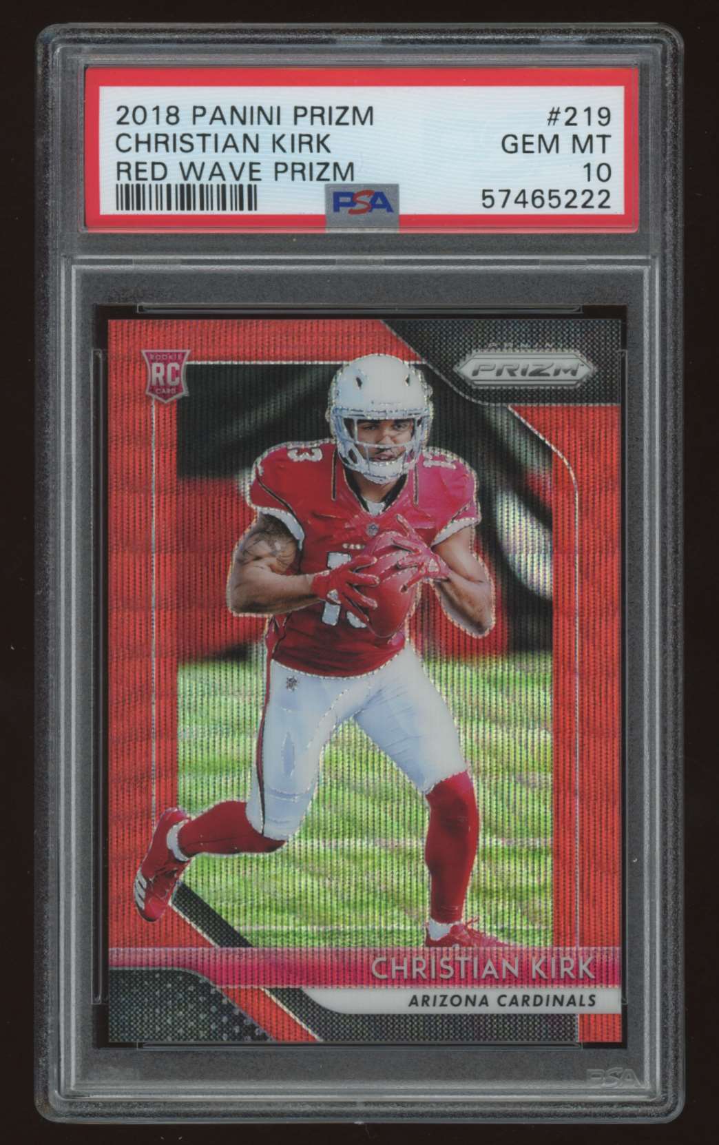 2020 DONRUSS #31 CHRISTIAN KIRK JERSEY CARD, ARIZONA CARDINALS, 101220