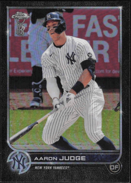 Aaron Judge Refractor 2022 Topps Chrome #99 Yankees MVP, Home Runs –