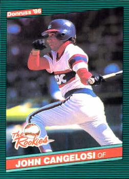 John Cangelosi 1986 Fleer Update #U-19 Chicago White Sox