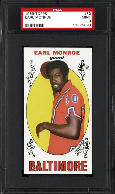 1969 Topps Earl Monroe #80