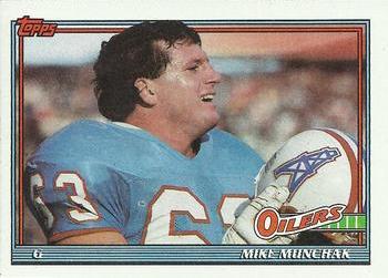 11 1988 TOPPS FOOTBALL HOUSTON OILERS CARDS (MOON/MUNCHAK/GIVINS+++)