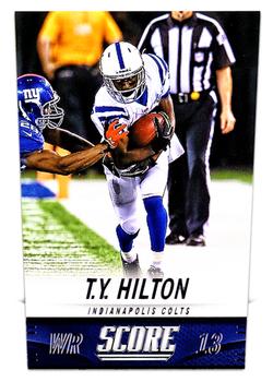 T.Y. Hilton Autographed Trading Cards, Signed T.Y. Hilton