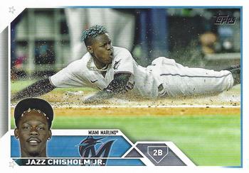 2023 Topps Big League Baseball Jazz Chisholm Jr Uncommon Rainbow Foil #224