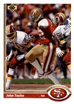 : 1992 Upper Deck # 87 San Francisco 49ers Team John Taylor San  Francisco 49ers (Football Card) NM/MT 49ers Delaware St : Collectibles &  Fine Art