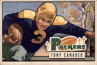 1963 Stancraft Football Card #6C: Tony Canadeo