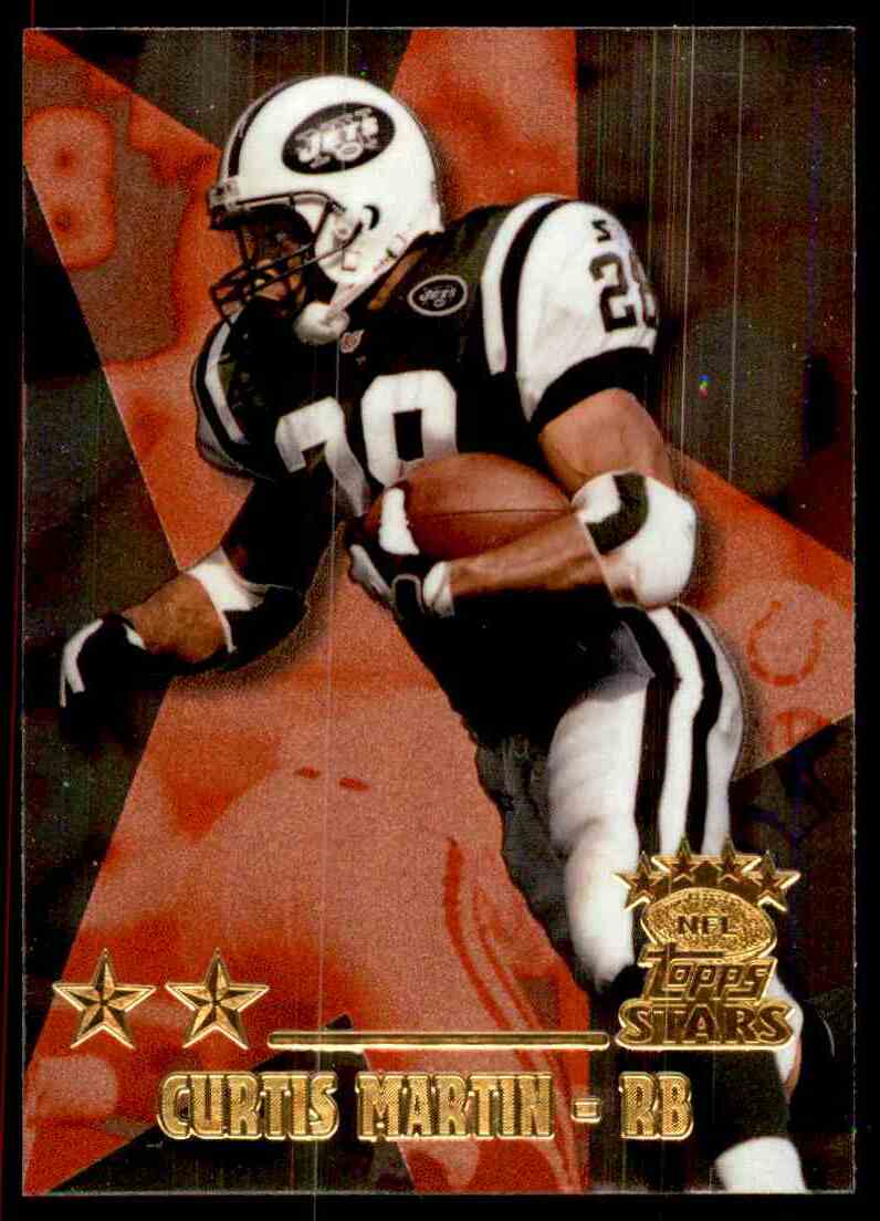 Curtis Martin football card (New England Patriots) 1995 Upper Deck