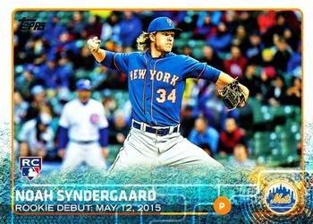 Noah Syndergaard 2015 Topps Chrome #US157 Bubbles Refractor