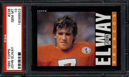 1985 Topps John Elway #238