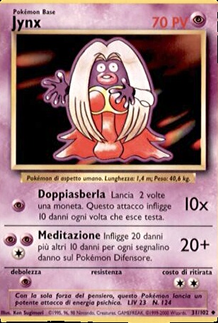 1999 Pokemon Base Set Italian Cards: Value, Trading & Hot Deals | Cardbase