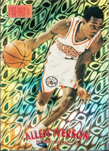 1997 Skybox Premium Star Rubies Allen Iverson #100 SR #/50
