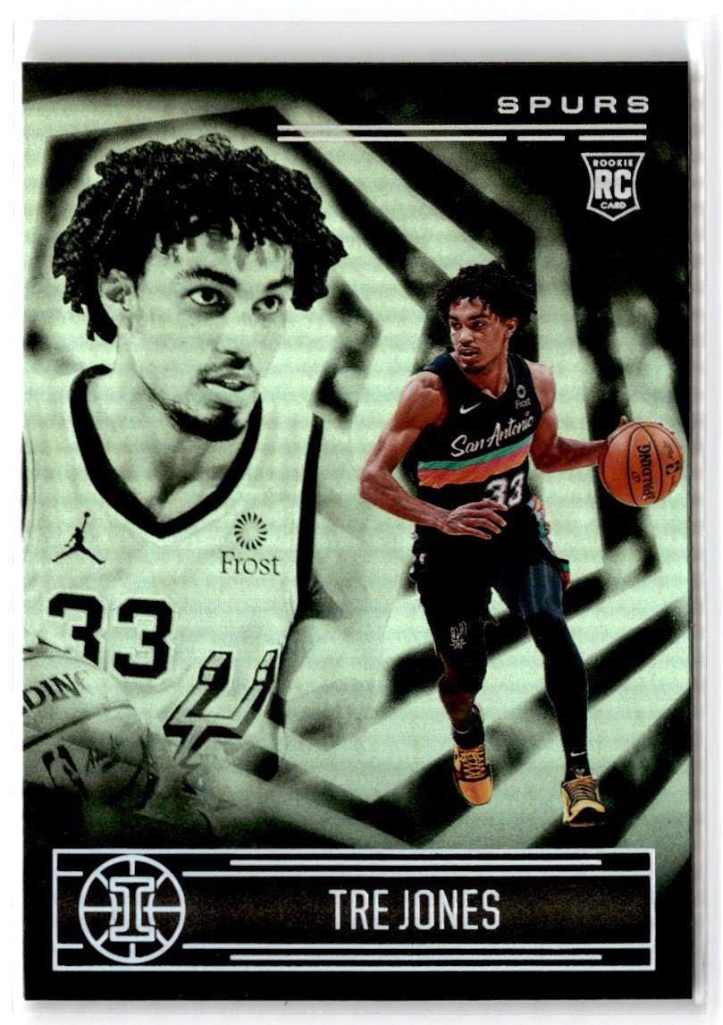 2020 top Panini Donruss Optic Green Pulsar Prizm Tre Jones RC PSA 10