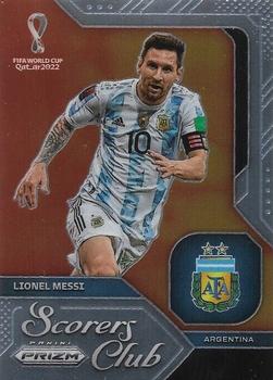 2022 Panini Prizm World Cup Scorers Club #10 Lionel Messi Value