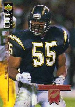 Junior Seau Lot (45) Authentic Collectible Vintage Nfl Football Cards