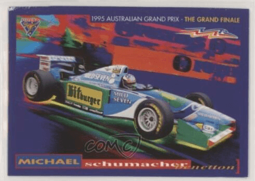 #11. 1995 Futera Australian Formula One Grand Prix Michael Schumacher #2