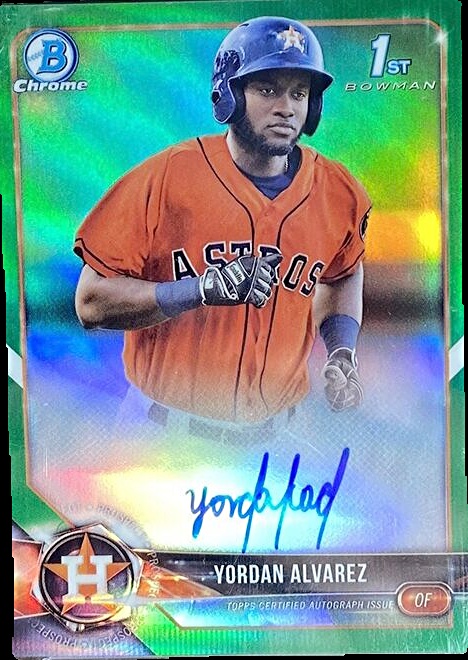 Yordan Alvarez Cards: Values, Rookies | Collectibles.com