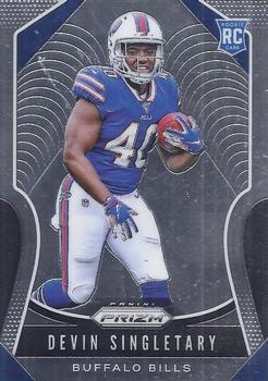 : 2019 DONRUSS #328 DEVIN SINGLETARY RR RC BILLS FOOTBALL :  Collectibles & Fine Art