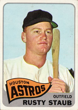 1966 Topps RUSTY STAUB #106 Houston Astros Vintage Baseball Card VG (q)